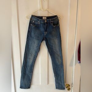 Juniors Hudson Jeans, lightly distressed